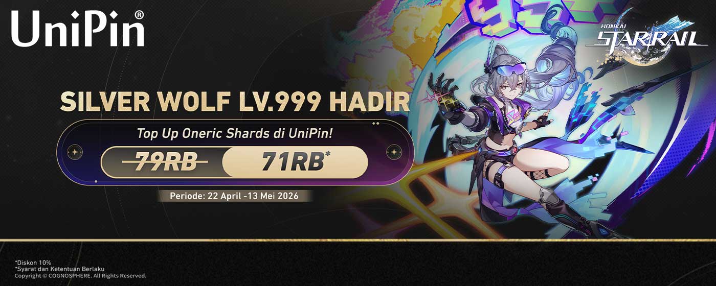 Silver Wolf LV.999 Telah Hadir di Honkai: Star Rail dan Dapatkan Discount 10%